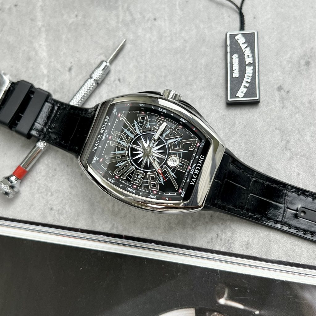 Franck Muller V45 SC DT Replica Watches Black ABF Factory 45mm (1)
