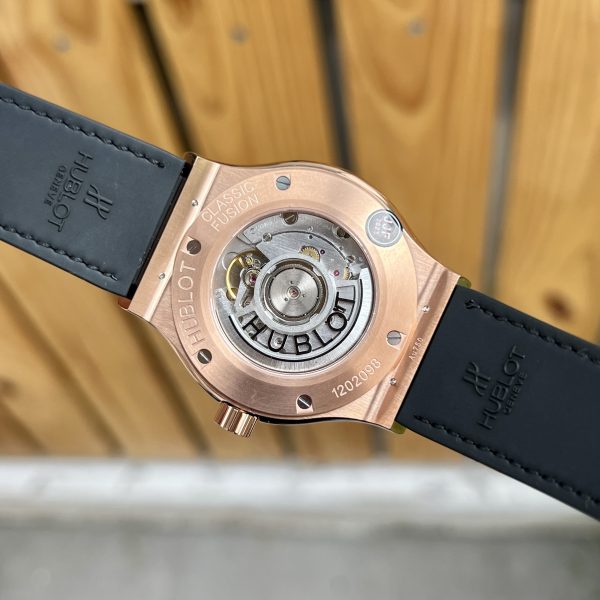 Hublot Classic Fusion King Gold Replica Watches Black Dial JJF 2023 42mm (7)