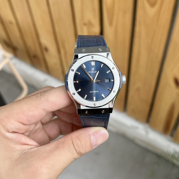 Hublot Classic Fusion Titanium Replica Watches Blue Dial JJF 2023 42mm (1)