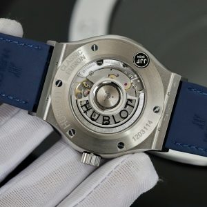 Hublot Classic Fusion Titanium Replica Watches Blue Dial JJF Factory 2024 (7)