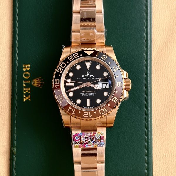 Rolex GMT-Master II 126711CHNR Root Beer Replica Watches Clean factory 40mm (1)