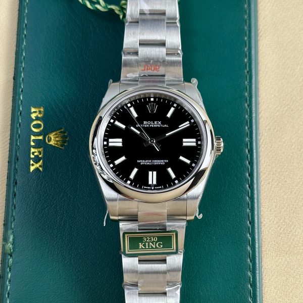 Rolex Oyster Perpetual 124300 Replica Watch Black Dial King Factory 41mm (1)