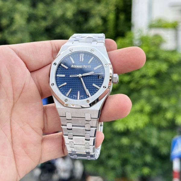 Audemars Piguet 15510ST Blue Dial Replica Watches Best Quality 41mm (1)