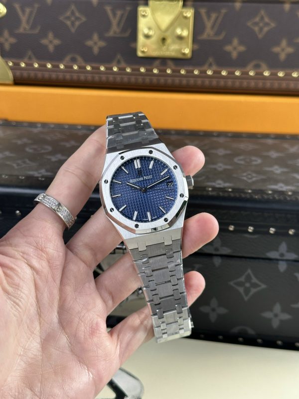 Audemars Piguet Royal Oak 15500ST Replica Watches Blue Dial APS Factory 41mm (2)