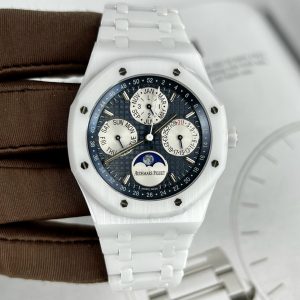Audemars Piguet Royal Oak 26579CB Ceramic White Replica Watches APS 41mm (2)