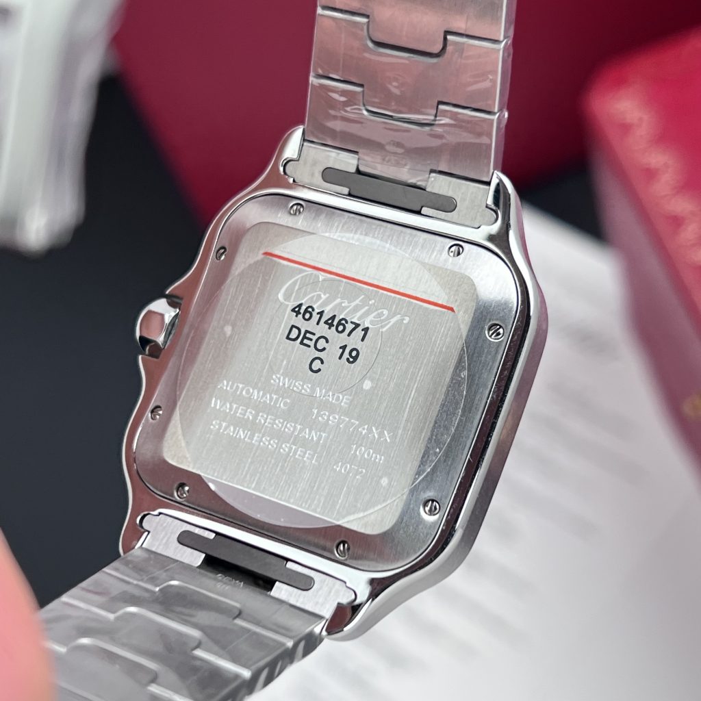 Cartier Santos WSSA0062 Replica Watches Best Quality Green Dial BV Factory (2)