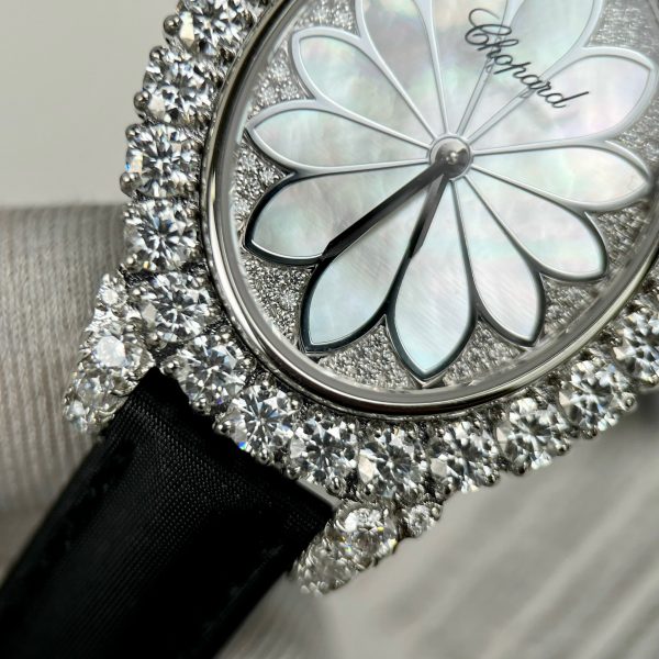 Chopard Happy Sport Replica Watches Custom Moissanite Diamonds 34mm (1)