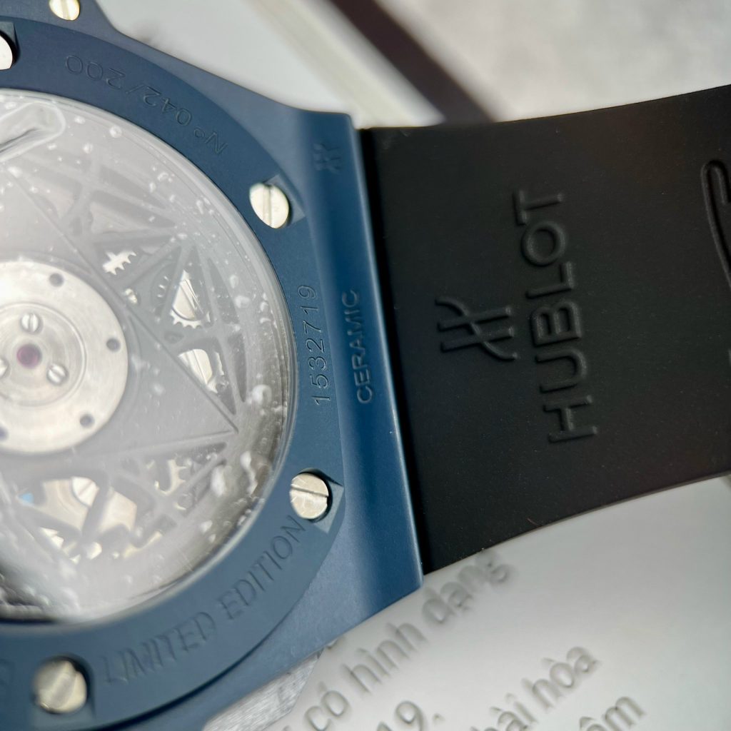 Hublot Big Bang Sang Bleu Blue Ceramic Replica Watches BBF 45mm (1)