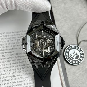 Hublot Big Bang Sang Bleu II Ceramic Black Replica Watches 45mm (8)