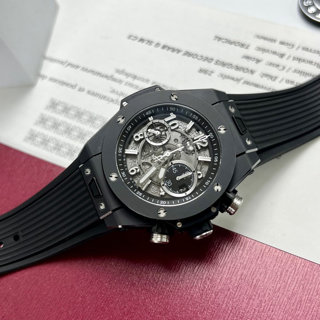 Hublot Big Bang Unico Black Magic Replica Watches Ceramic 45mm (1)
