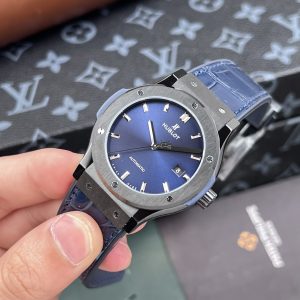 Hublot Classic Fusion Ceramic Blue Dial Replica Watches JJZ (6)