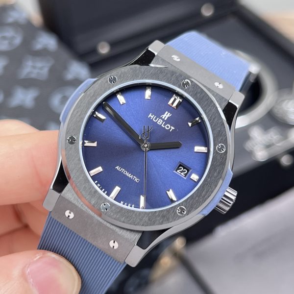 Hublot Classic Fusion Ceramic Replica Watches Blue