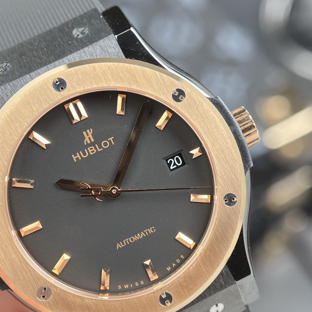 Hublot Classic Fusion Ceramic Replica Watches Demi Rose JJZ Factory 42mm (1)