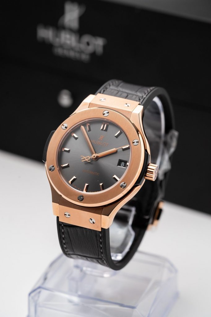 Hublot Classic Fusion King Gold Gray Replica Watches JJF Factory (2)