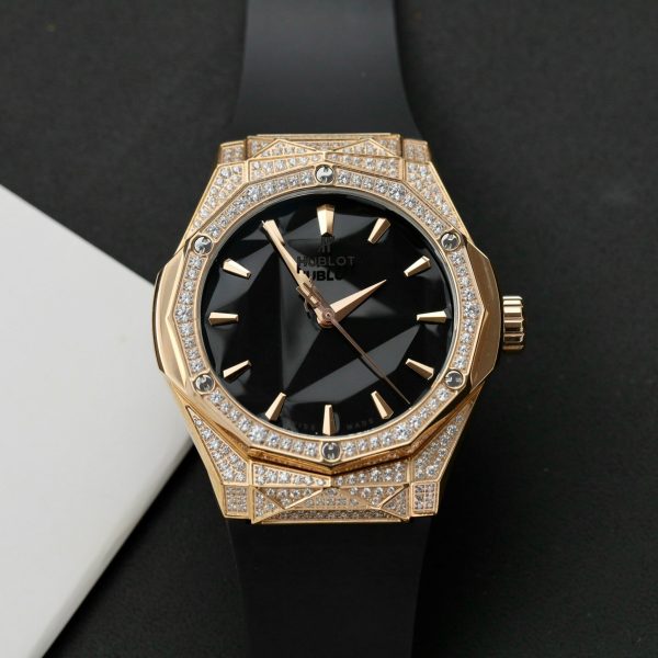 Hublot Classic Fusion Orlinski King Gold Full Diamonds HB Factory (7)