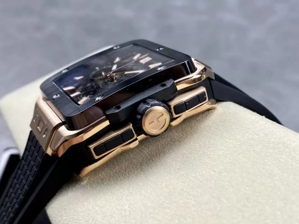 Hublot Square Bang Unico Ceramic King Gold Replica Watches BBF 42mm (1)