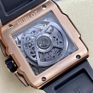 Hublot Square Bang Unico Ceramic King Gold Replica Watches BBF 42mm (1)