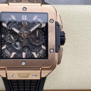Hublot Square Bang Unico King Gold Replica Watches Best Quality 42mm (1)
