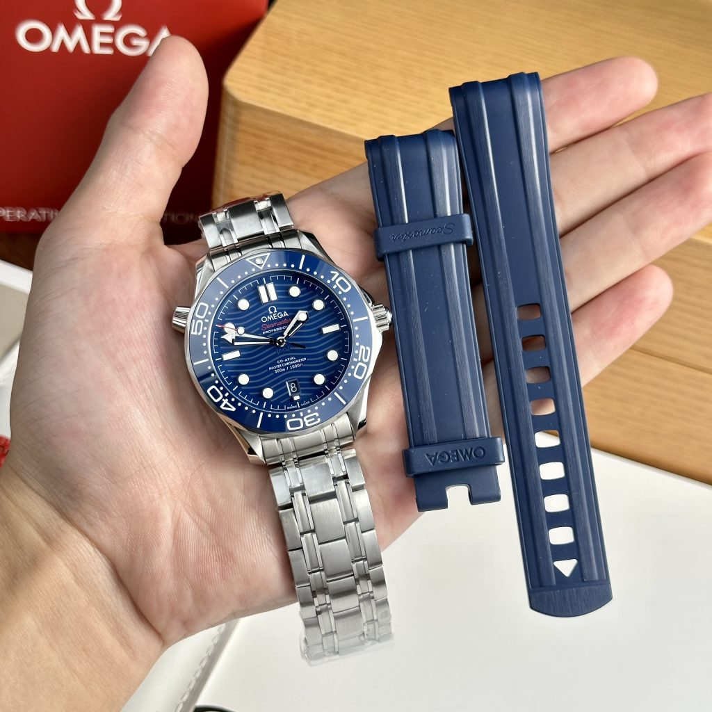 Omega Seamaster Diver 300 Blue Dial Replica Watches VS Factory (1)