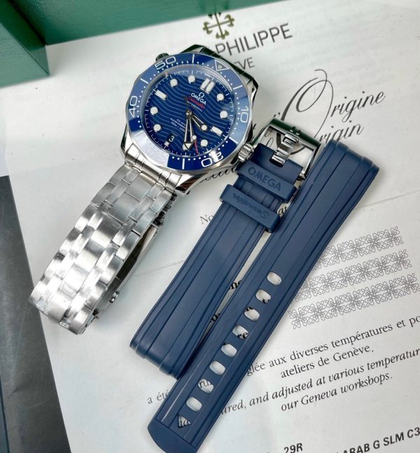 Omega Seamaster Diver 300 Blue Dial Replica Watches VS Factory (1)