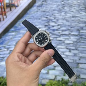 Patek Philippe Aquanaut 5067G Replica Watches Black PPF (1)