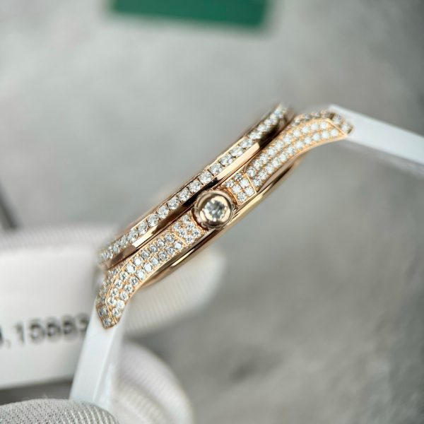 Patek Philippe Aquanaut 5069R Custom Moissanite Diamonds Replica Watches (4)