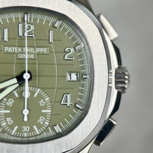 Patek Philippe Aquanaut 5968G Replica Watches Green Dial (1)