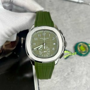 Patek Philippe Aquanaut 5968G Replica Watches Green Dial (1)