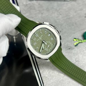 Patek Philippe Aquanaut 5968G Replica Watches Green Dial (1)