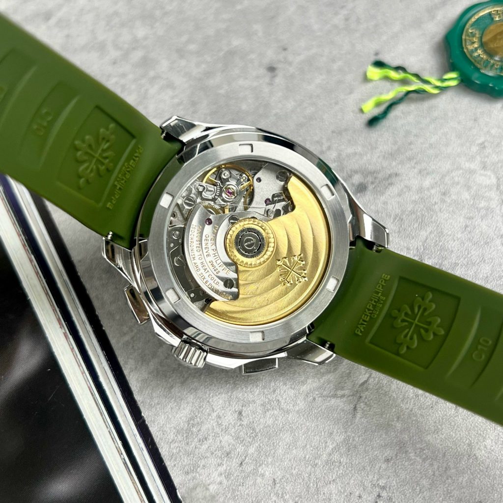 Patek Philippe Aquanaut 5968G Replica Watches Green Dial (1)