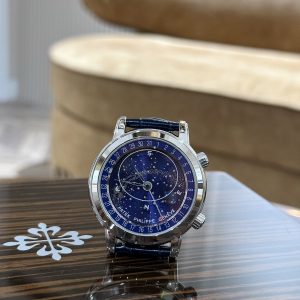 Patek Philippe Complications 6102 Replica Watches Blue Dial 44mm (6)
