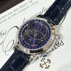 Patek Philippe Complications 6102 Replica Watches Blue Dial 44mm (6)