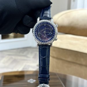 Patek Philippe Grand Complications 6104 Blue Replica Watches 44mm (2)