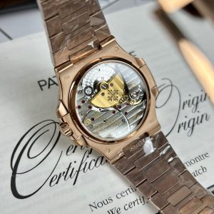 Patek Philippe Nautilus 5712R 18K Rose Gold Wrapped Chocolate Dial (2)