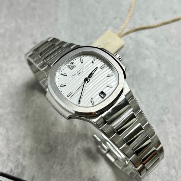 Patek Philippe Nautilus 7118 White Dial Replica Watches 3K Factory (1)