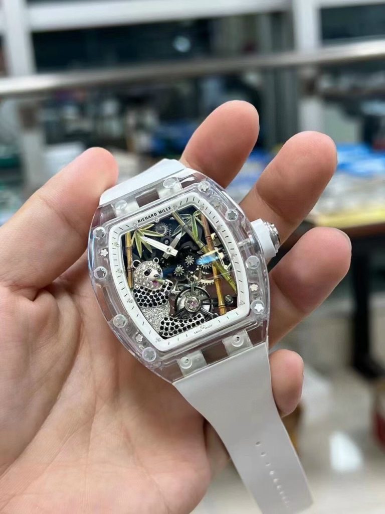Richard Mille RM26-01 Tourbillon Panda Sapphire Replica Watches (6)