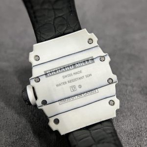 Richard Mille RM35-01 White Carbon Super Fake Watches 44mm (1)