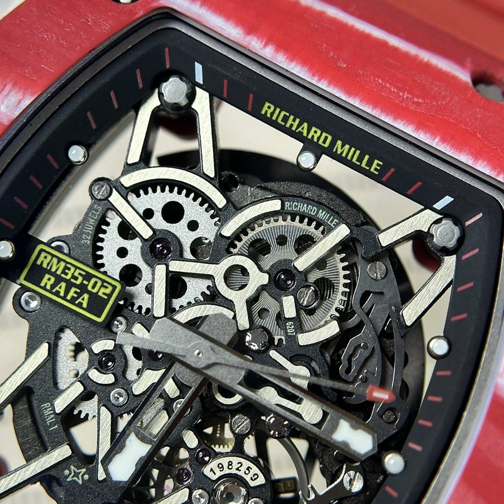 Richard Mille RM35-02 Replica Watches Best Quality Red 44mm (2)