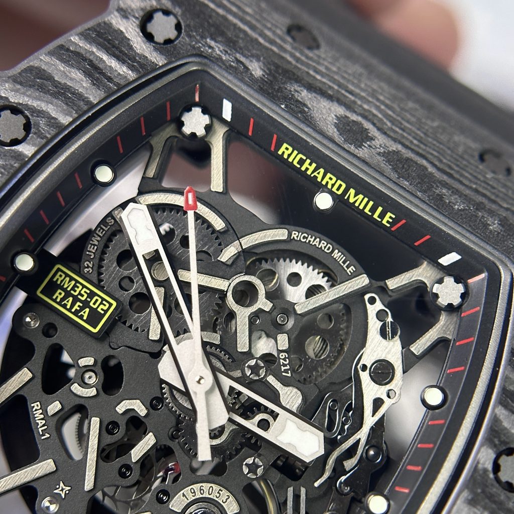 Richard Mille RM35-02 Replica Watches Full Carbon BBR Factory 44mm (4)