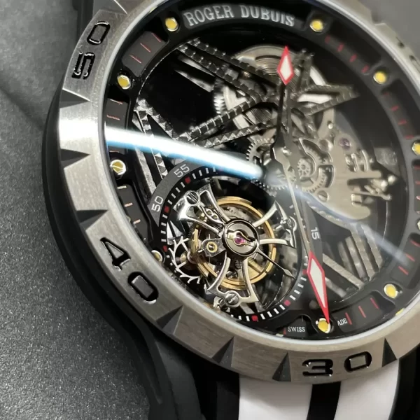 Roger Dubuis Excalibur RDDBEX0549 Tourbillon Replica Watches BBR 45mm (8)