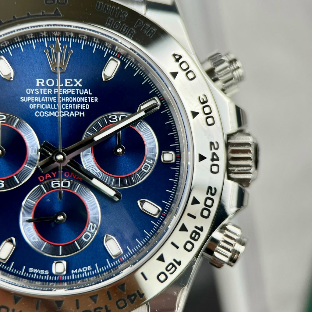 Rolex Cosmograph Daytona 116509 Replica Watches Blue Dial BT Factory (1)