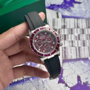 Rolex Cosmograph Daytona 116519 Rubellite Dial Replica Watches (3)