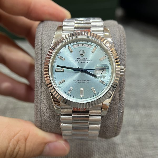 Rolex Day-Date 228236 Ice Blue Dial 168gram GM Factory Best Quality 40mm (1)