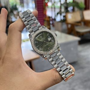 Rolex Day-Date 228236 Replica Watches Custom Diamonds Moissanite 40mm (2)