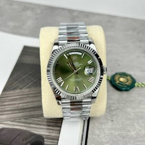 Rolex Day-Date 228236 Replica Watches Green Dial GM Factory (2)