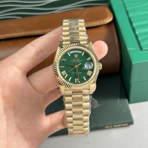 Rolex Day-Date 228238 Replica Watches Green Dial GM Factory (5)