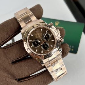 Rolex Daytona 116505 Replica Watches 18K Gold Wrapped Chocolate Dial 40mm (1)