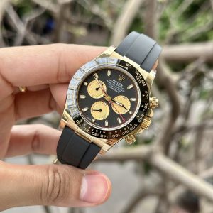 Rolex Daytona 116518LN Replica Watches Yellow & Black Dial 40mm (9)