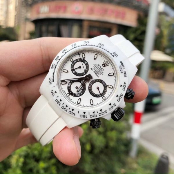 Rolex Daytona AET Remould Ceramic White Replica Watches 40mm (1)