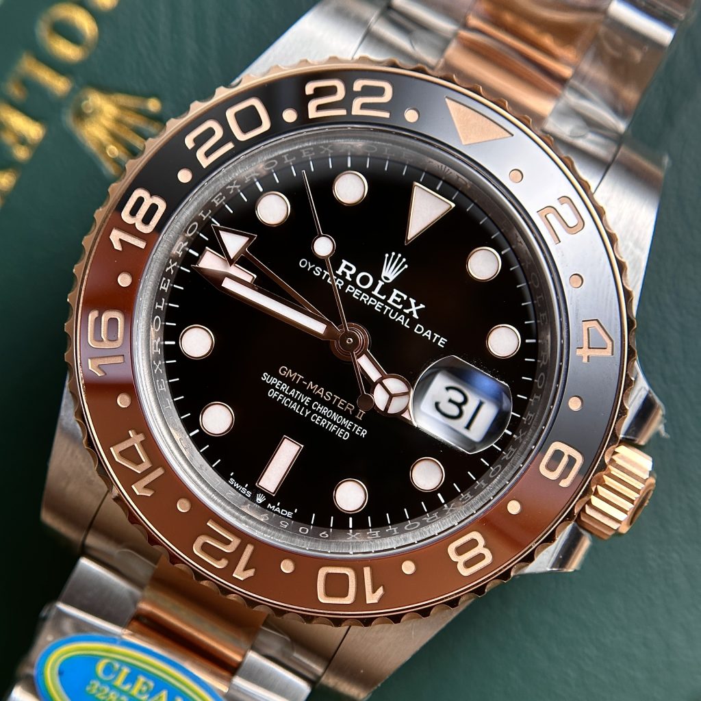 Rolex GMT-Master II 126711CHNR Root Beer Replica Watches Clean Factory 40mm (1)